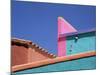 Colourful Roof Detail in Village, La Placita, Tucson, Arizona, USA-Ruth Tomlinson-Mounted Photographic Print