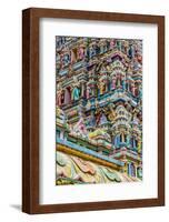 Colourful roof detail on the Sri Mahamariamman Temple in Kuala Lumpur, Malaysia-Chris Mouyiaris-Framed Photographic Print