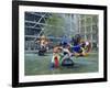 Colourful Sculptures of the Tinguely Fountain, Pompidou Centre, Beaubourg, Paris, France, Europe-Nigel Francis-Framed Photographic Print