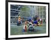 Colourful Sculptures of the Tinguely Fountain, Pompidou Centre, Beaubourg, Paris, France, Europe-Nigel Francis-Framed Photographic Print
