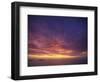 Colourful Skies at Dusk, over Seascape, New Zealand, Pacific-Jeremy Bright-Framed Photographic Print