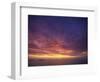 Colourful Skies at Dusk, over Seascape, New Zealand, Pacific-Jeremy Bright-Framed Photographic Print