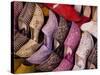 Colourful Slippers, Marrakesh, Morocco, North Africa, Africa-Frank Fell-Stretched Canvas