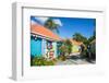 Colourful souvenir shops in Roadtown, Tortola, British Virgin Islands, West Indies, Caribbean, Cent-Michael Runkel-Framed Photographic Print