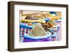 Colourful Spices in the Souks Just Off Djemaa El Fna, Marrakech, Morocco, North Africa, Africa-Matthew Williams-Ellis-Framed Photographic Print