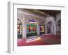 Colourful Stained Glass in the Maharaja's Throne Room, Meherangarh Fort Museum, Jodhpur, India-Eitan Simanor-Framed Photographic Print