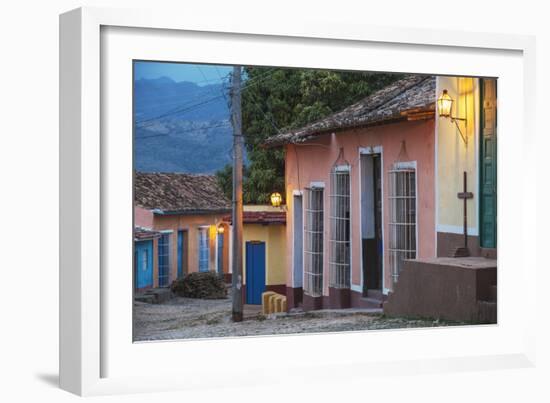 Colourful Street in Historical Center-Jane Sweeney-Framed Photographic Print