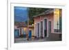 Colourful Street in Historical Center-Jane Sweeney-Framed Photographic Print