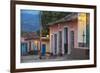 Colourful Street in Historical Center-Jane Sweeney-Framed Photographic Print