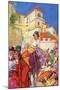 Colourful Street Life in Granada, Spain-null-Mounted Art Print