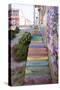 Colourful Street, Valparaiso, Chile-Peter Groenendijk-Stretched Canvas