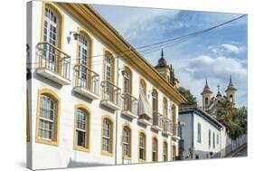 Colourful Streets, Mariana, Minas Gerais, Brazil, South America-Gabrielle and Michael Therin-Weise-Stretched Canvas