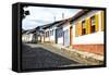 Colourful Streets, Mariana, Minas Gerais, Brazil, South America-Gabrielle and Michel Therin-Weise-Framed Stretched Canvas