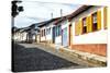 Colourful Streets, Mariana, Minas Gerais, Brazil, South America-Gabrielle and Michel Therin-Weise-Stretched Canvas