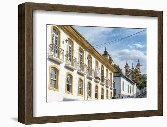 Colourful Streets, Mariana, Minas Gerais, Brazil, South America-Gabrielle and Michael Therin-Weise-Framed Photographic Print