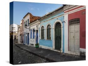 Colourful streets of Carmo, Historic Centre, UNESCO World Heritage Site, Salvador, State of Bahia, -Karol Kozlowski-Stretched Canvas