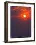 Colourful Sunrise Creating Golden Edges around Clouds-Johan Swanepoel-Framed Photographic Print