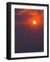 Colourful Sunrise Creating Golden Edges around Clouds-Johan Swanepoel-Framed Photographic Print