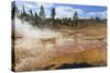 Colourful Thermal Features, Upper Geyser Basin, Yellowstone National Park, Wyoming, Usa-Eleanor Scriven-Stretched Canvas