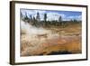 Colourful Thermal Features, Upper Geyser Basin, Yellowstone National Park, Wyoming, Usa-Eleanor Scriven-Framed Photographic Print