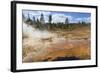 Colourful Thermal Features, Upper Geyser Basin, Yellowstone National Park, Wyoming, Usa-Eleanor Scriven-Framed Photographic Print