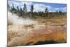 Colourful Thermal Features, Upper Geyser Basin, Yellowstone National Park, Wyoming, Usa-Eleanor Scriven-Mounted Photographic Print