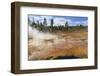 Colourful Thermal Features, Upper Geyser Basin, Yellowstone National Park, Wyoming, Usa-Eleanor Scriven-Framed Photographic Print