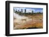 Colourful Thermal Features, Upper Geyser Basin, Yellowstone National Park, Wyoming, Usa-Eleanor Scriven-Framed Photographic Print