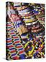 Colourful Traditional African Souvenirs on Beachfront, Durban, Kwazulu-Natal, South Africa-Ian Trower-Stretched Canvas