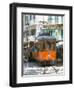 Colourful Tram in Placa Constitucio, Soller, Mallorca, Balearic Islands, Spain, Mediterranean, Euro-Ruth Tomlinson-Framed Photographic Print