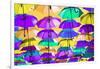 Colourful Umbrellas Collection - Orange Sky-Philippe Hugonnard-Framed Photographic Print