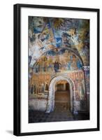 Colourful Wall Paintings in the Church of Elijah the Prophet in Yaroslavl-Michael Runkel-Framed Photographic Print