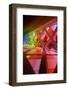 Colourful Windows in the Transit Area of Miami Airport, Miami, Florida, Usa-Axel Schmies-Framed Photographic Print