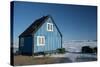 Colourful Wooden House in the Village of Qaanaaq-Louise Murray-Stretched Canvas