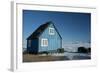 Colourful Wooden House in the Village of Qaanaaq-Louise Murray-Framed Photographic Print