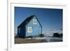 Colourful Wooden House in the Village of Qaanaaq-Louise Murray-Framed Photographic Print