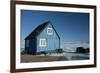 Colourful Wooden House in the Village of Qaanaaq-Louise Murray-Framed Photographic Print