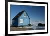 Colourful Wooden House in the Village of Qaanaaq-Louise Murray-Framed Photographic Print