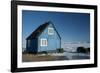 Colourful Wooden House in the Village of Qaanaaq-Louise Murray-Framed Photographic Print