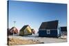 Colourful Wooden Houses in the Village of Qaanaaq-Louise Murray-Stretched Canvas