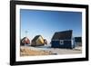 Colourful Wooden Houses in the Village of Qaanaaq-Louise Murray-Framed Photographic Print