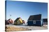 Colourful Wooden Houses in the Village of Qaanaaq-Louise Murray-Stretched Canvas