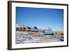 Colourful Wooden Houses in the Village of Qaanaaq-Louise Murray-Framed Photographic Print