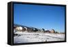 Colourful Wooden Houses in the Village of Qaanaaq-Louise Murray-Framed Stretched Canvas