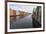 Colourful Wooden Warehouses on Wharves Beside the Nidelva River-Eleanor Scriven-Framed Photographic Print