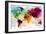 Colourful World Map-GraphINC-Framed Art Print