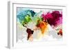 Colourful World Map-GraphINC-Framed Art Print