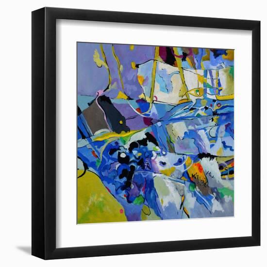 Colourfulf flakes-Pol Ledent-Framed Art Print