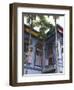 Colourfully Painted Building in Little India, Singapore, Southeast Asia-Amanda Hall-Framed Photographic Print