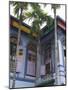 Colourfully Painted Building in Little India, Singapore, Southeast Asia-Amanda Hall-Mounted Photographic Print